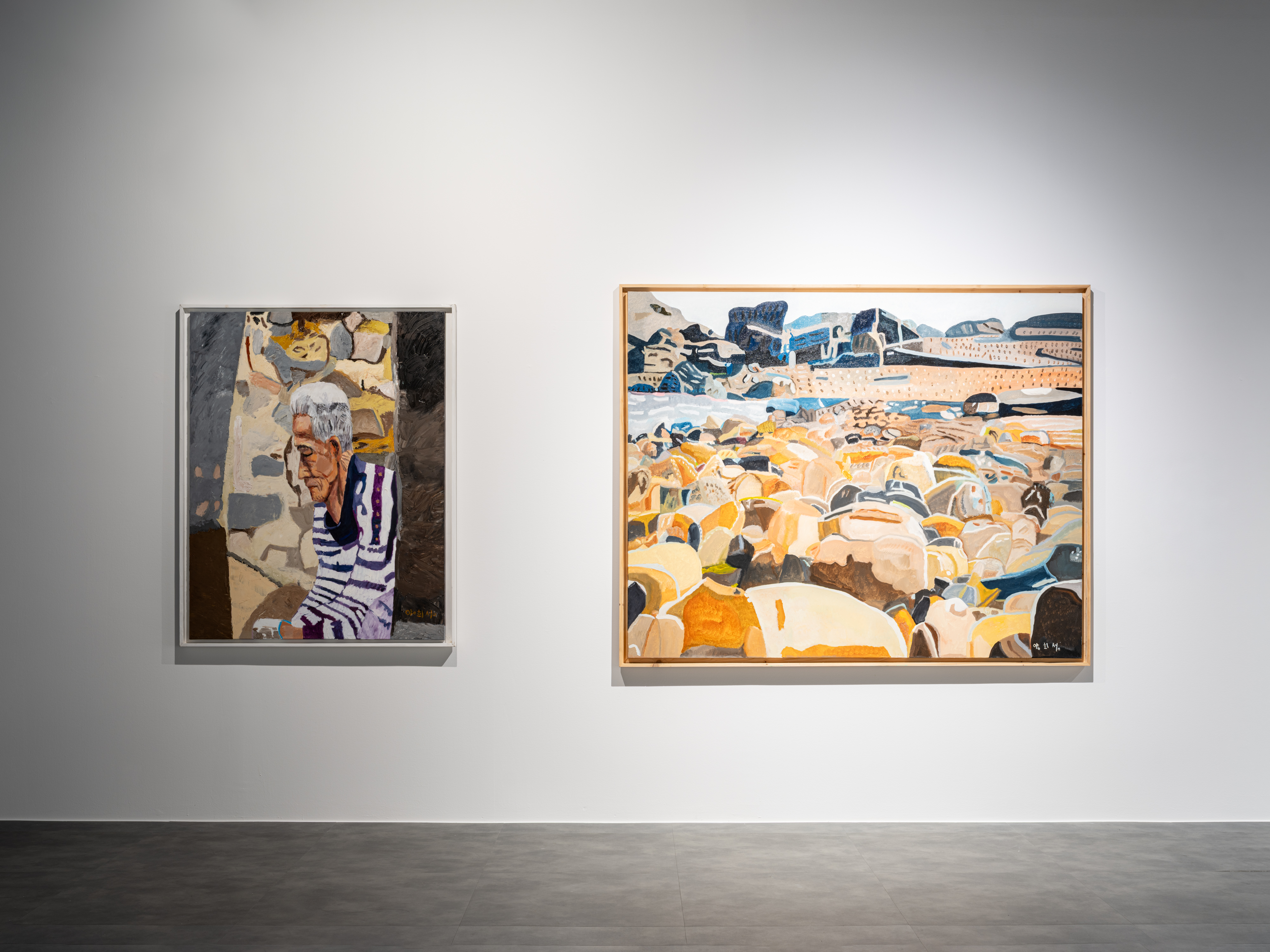 9e850836d1977be487ff395729f49f3e.jpg 양희성 <그리움>, <자갈의 노래> 작품 사진